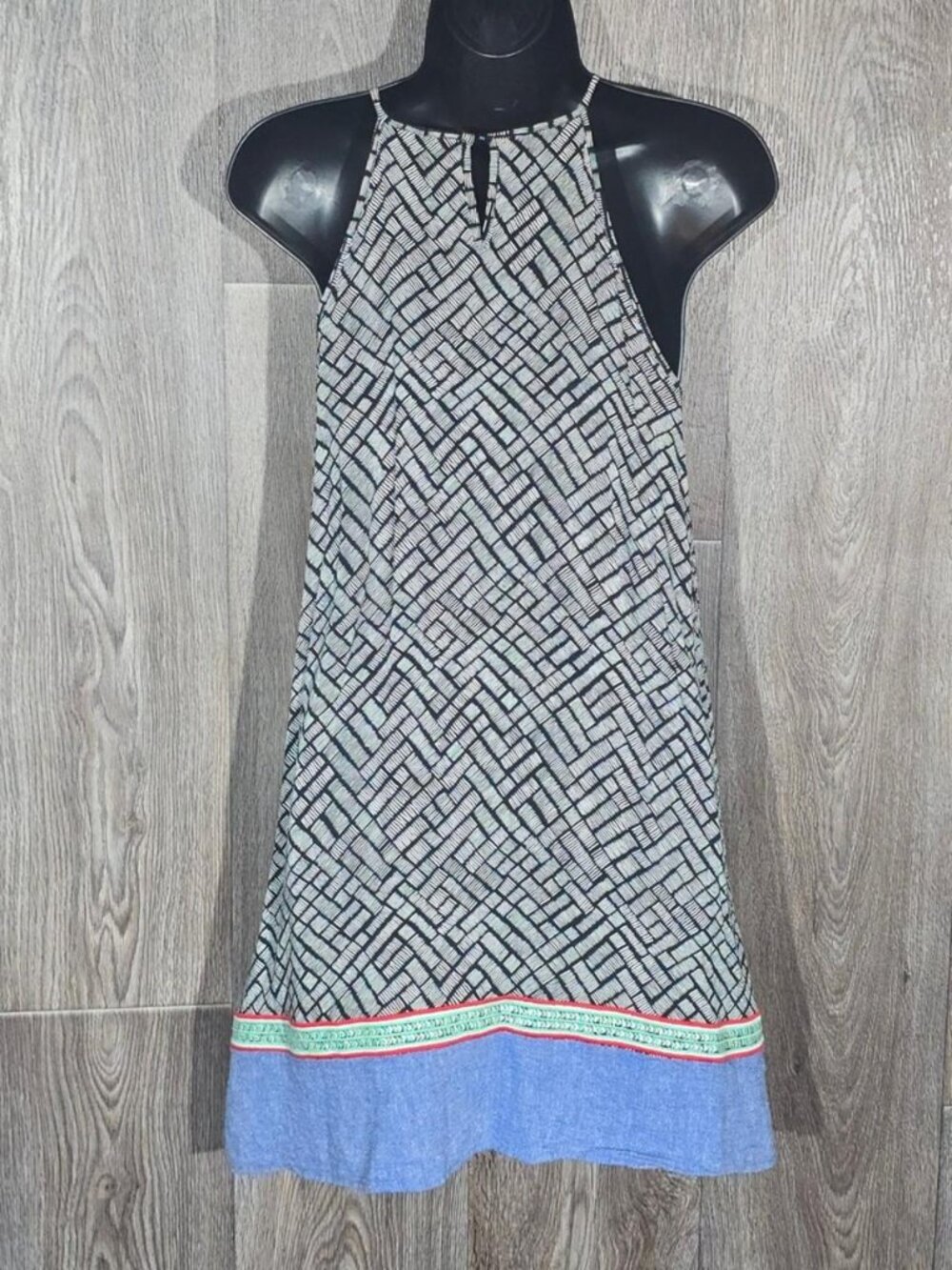 Halter Neck Mini Shift Dress
